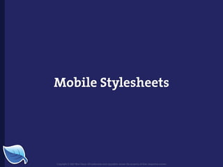 Web Builder 2.0 Workshop:  iPhone Design and Development Workshop