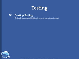 Web Builder 2.0 Workshop:  iPhone Design and Development Workshop