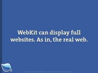 Web Builder 2.0 Workshop:  iPhone Design and Development Workshop