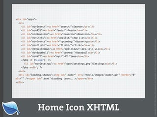 Web Builder 2.0 Workshop:  iPhone Design and Development Workshop