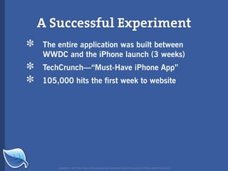 Web Builder 2.0 Workshop:  iPhone Design and Development Workshop