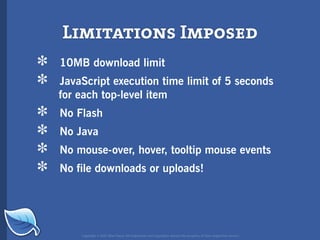 Web Builder 2.0 Workshop:  iPhone Design and Development Workshop