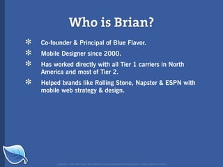 Web Builder 2.0 Workshop:  iPhone Design and Development Workshop