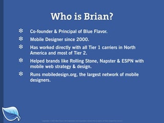 Web Builder 2.0 Workshop:  iPhone Design and Development Workshop