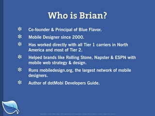 Web Builder 2.0 Workshop:  iPhone Design and Development Workshop