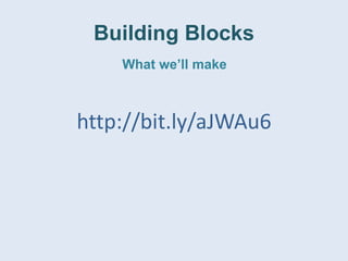 Web Building Blocks | PPTX