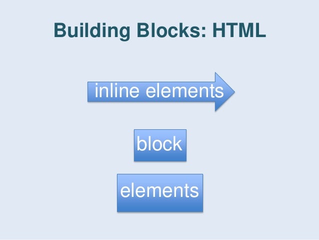 Web Building Blocks - 웹