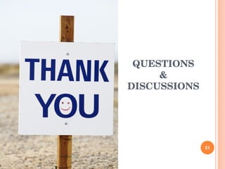 QUESTIONS & DISCUSSIONS 