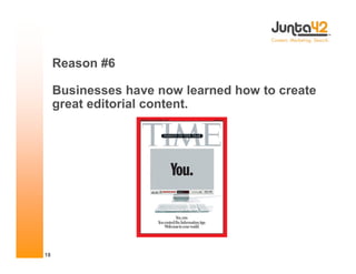 Online Content Marketing Presentation from Joe Pulizzi for Web Content 2008 Chicago