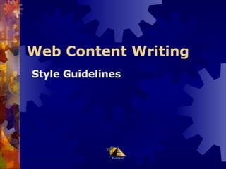 Web Content Writing Style Guidelines 