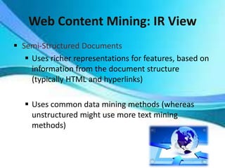 Web content mining | PPTX