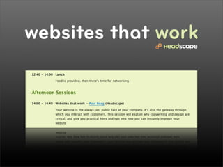 websites that work
