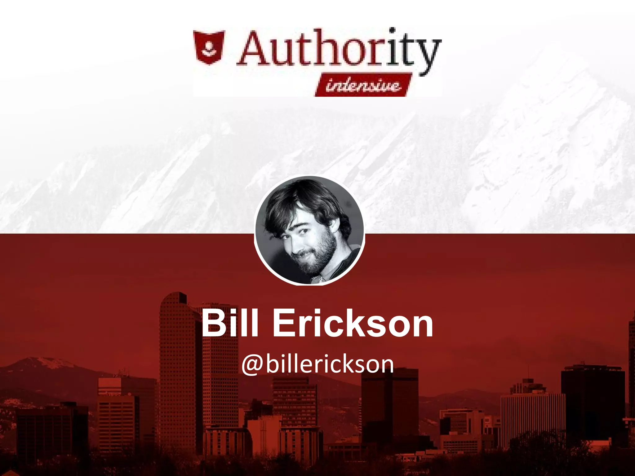 Bill Erickson
@billerickson