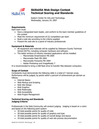 Web Design Contest.doc