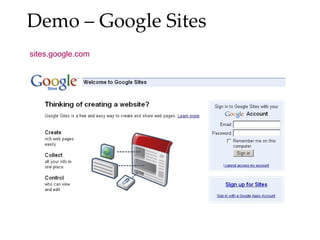 Demo – Google Sites sites.google.com 