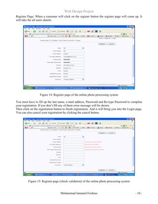 Web Design Project Report | PDF