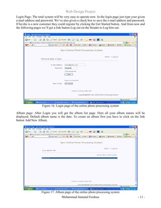 Web Design Project Report | PDF