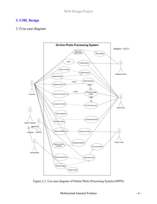 Web Design Project Report | PDF