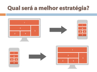 Qual será a melhor estratégia?
 