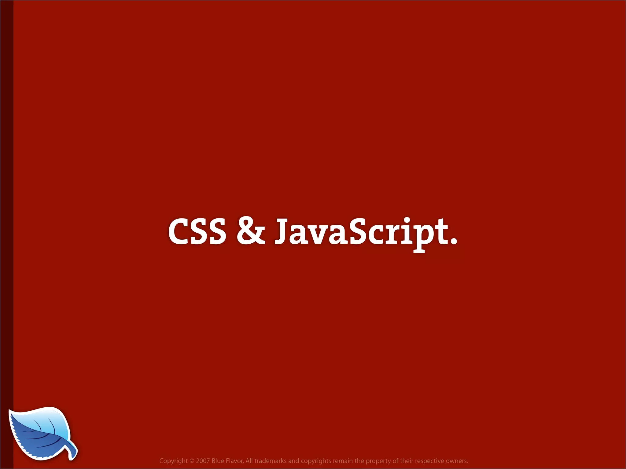 Web Design World 2007: iPhone Design and Development Workshop