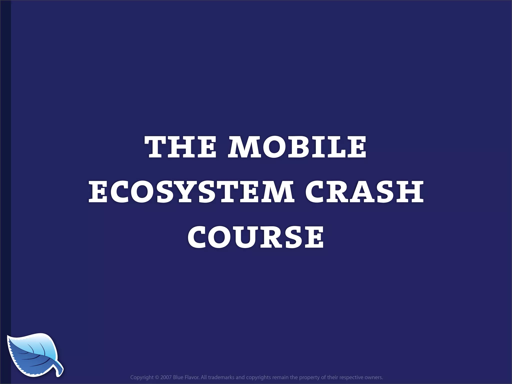 Web Design World 2007: iPhone Design and Development Workshop