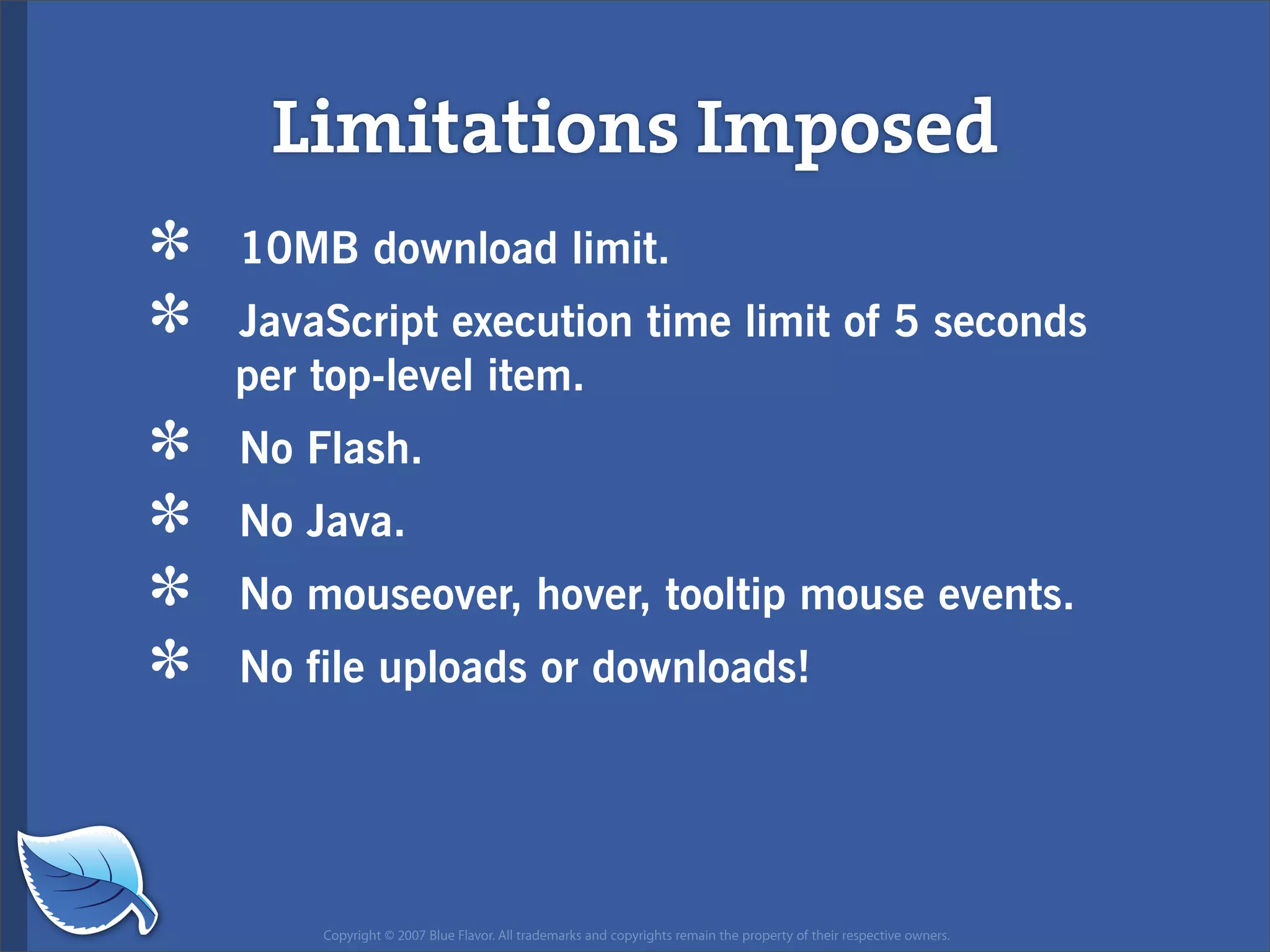 Web Design World 2007: iPhone Design and Development Workshop