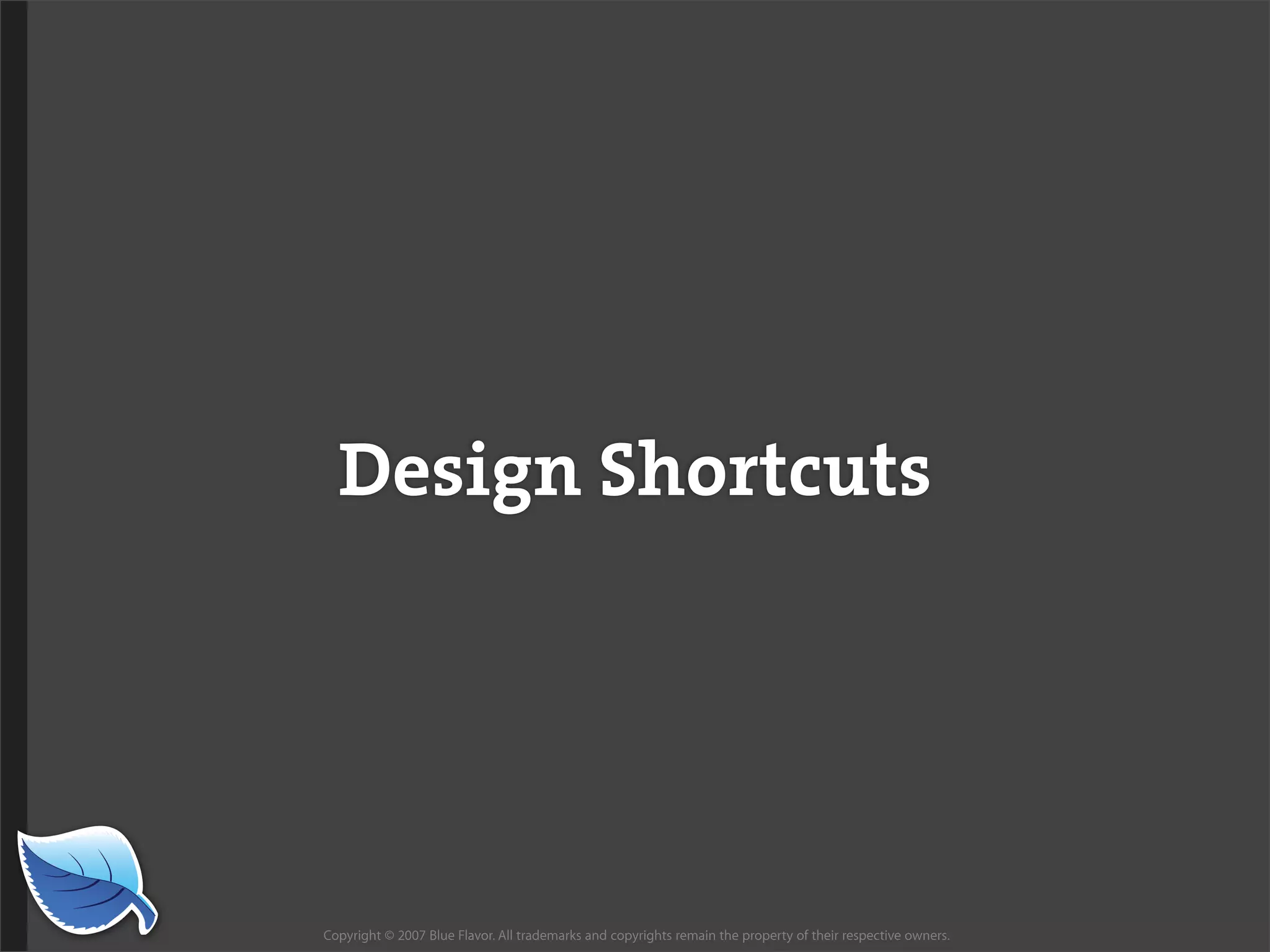 Web Design World 2007: iPhone Design and Development Workshop