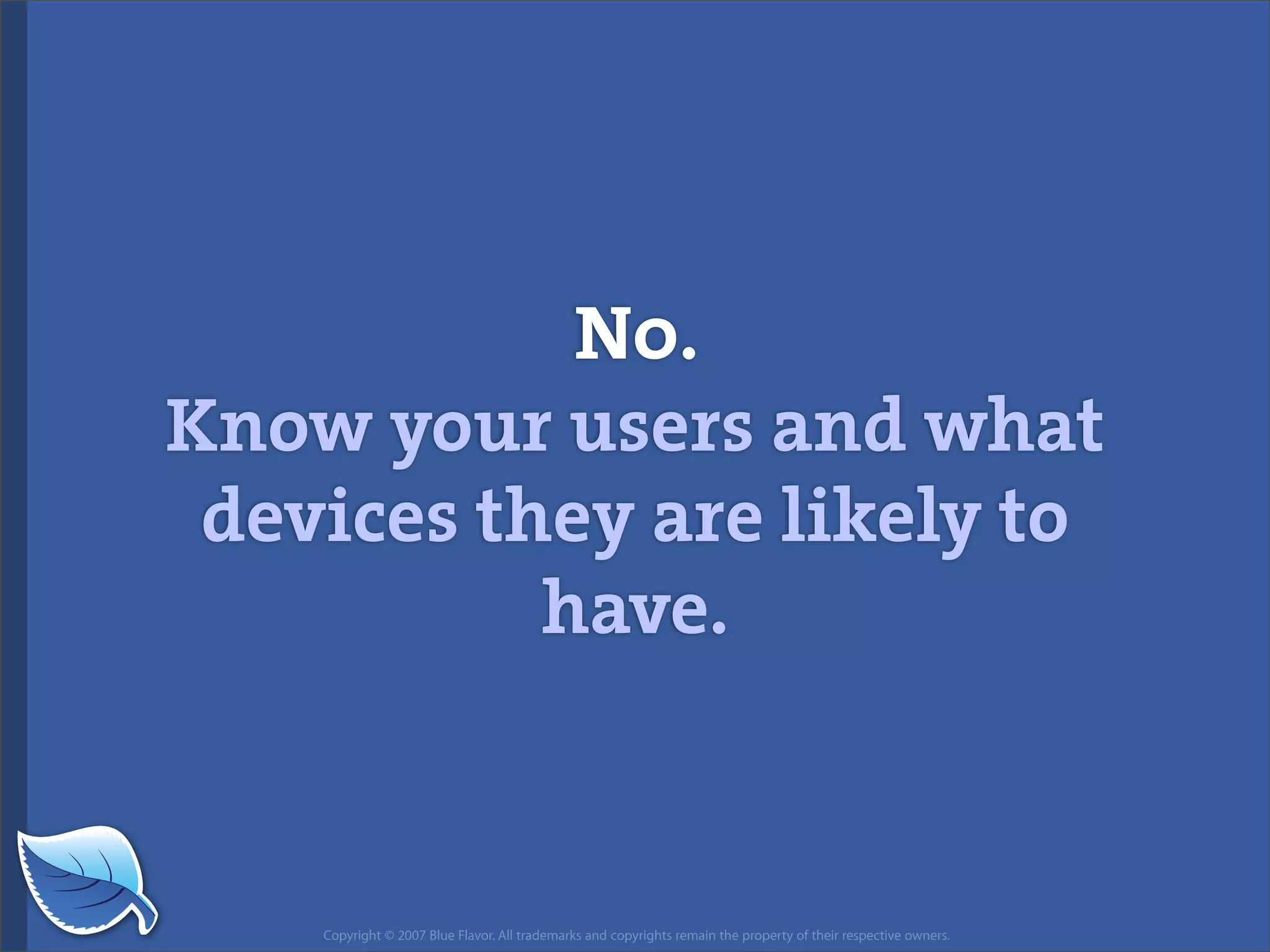 Web Design World 2007: iPhone Design and Development Workshop