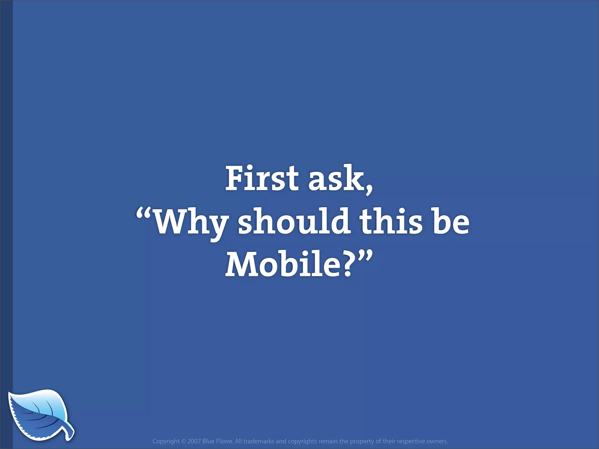 Web Design World 2007: iPhone Design and Development Workshop