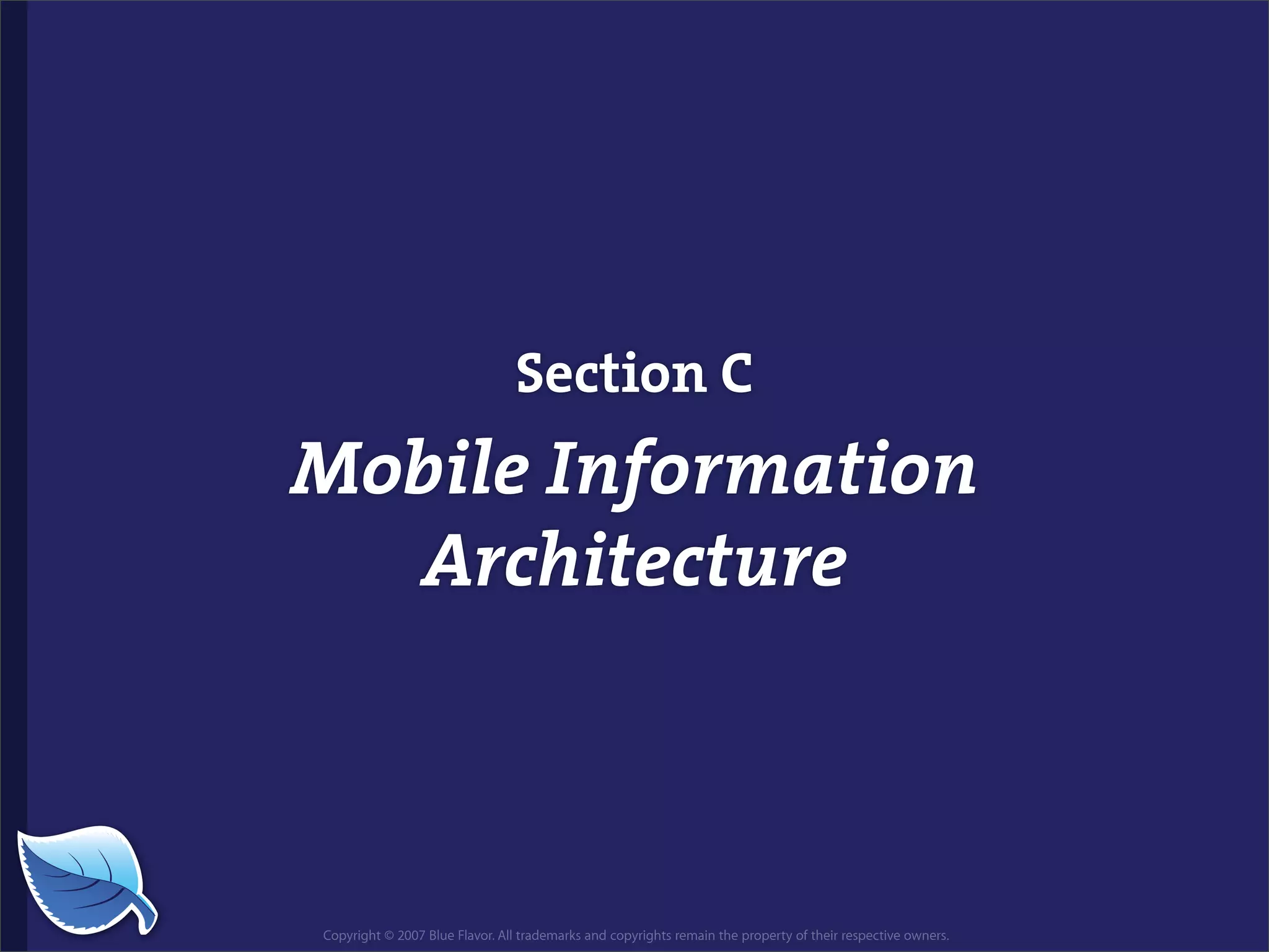 Web Design World 2007: iPhone Design and Development Workshop