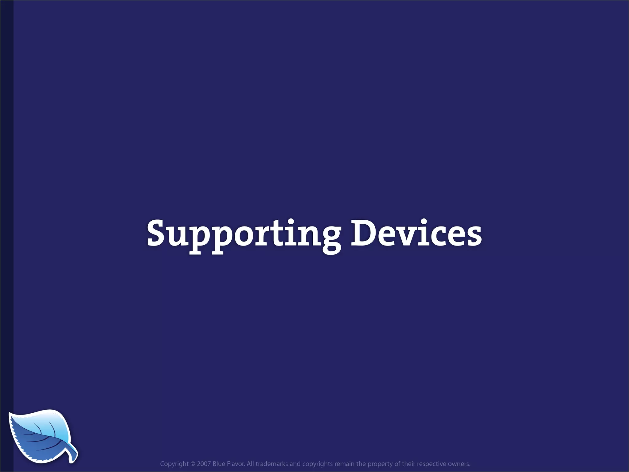 Web Design World 2007: iPhone Design and Development Workshop