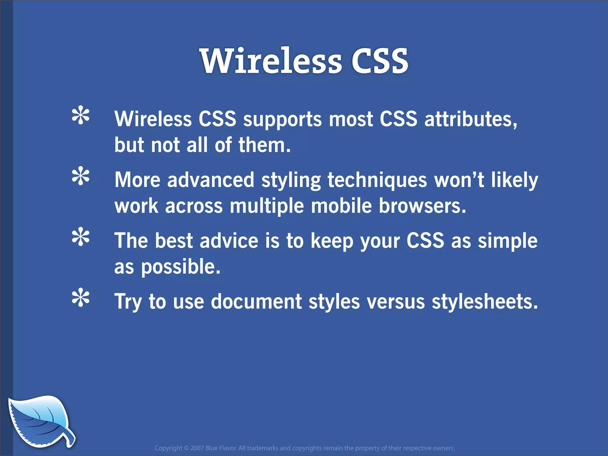 Web Design World 2007: iPhone Design and Development Workshop