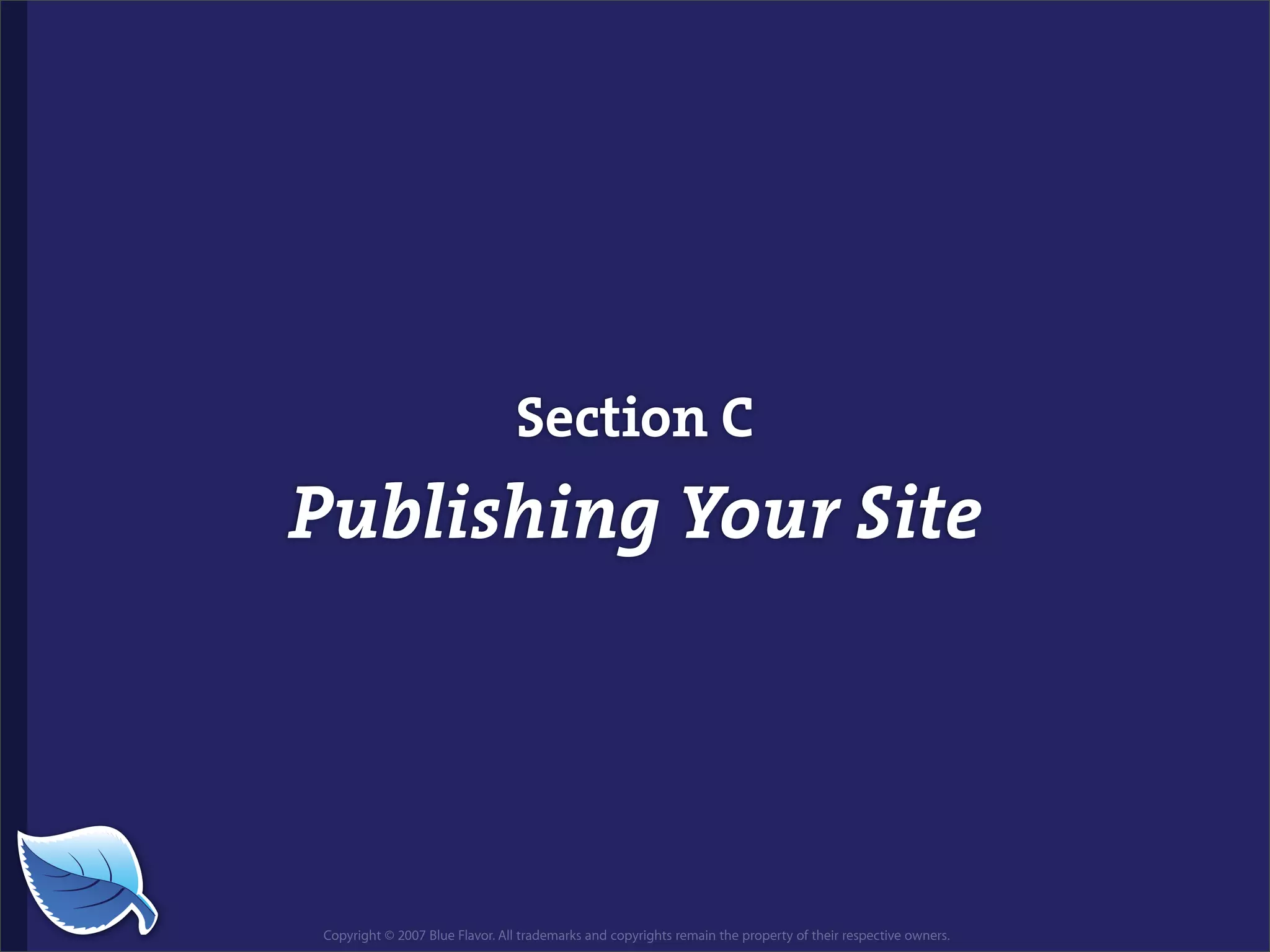 Web Design World 2007: iPhone Design and Development Workshop