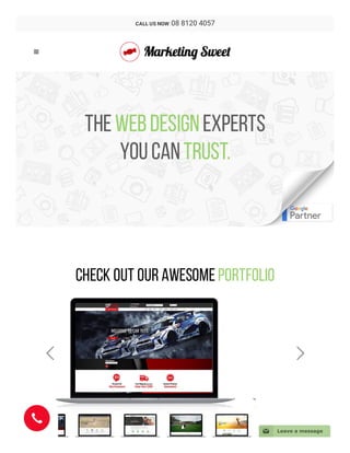 TheWebDesignexperts
youcantrust.
Check Out Our Awesome Portfolio
 

CALL US NOW  08 8120 4057
📧 Leave a message
 