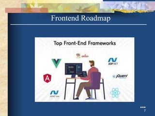 ●●●
7
Frontend Roadmap
 