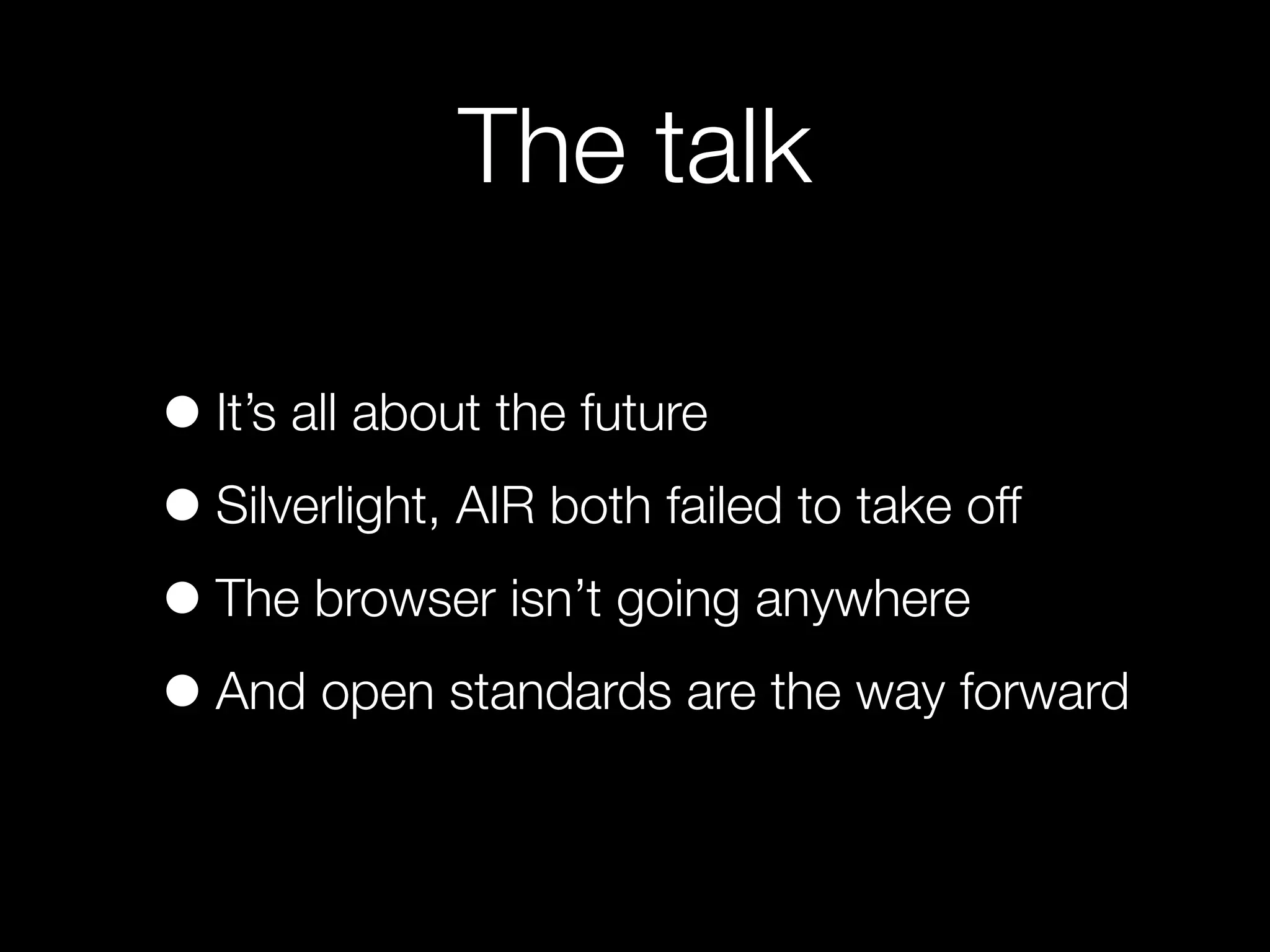 Web Development: The Next Five Years