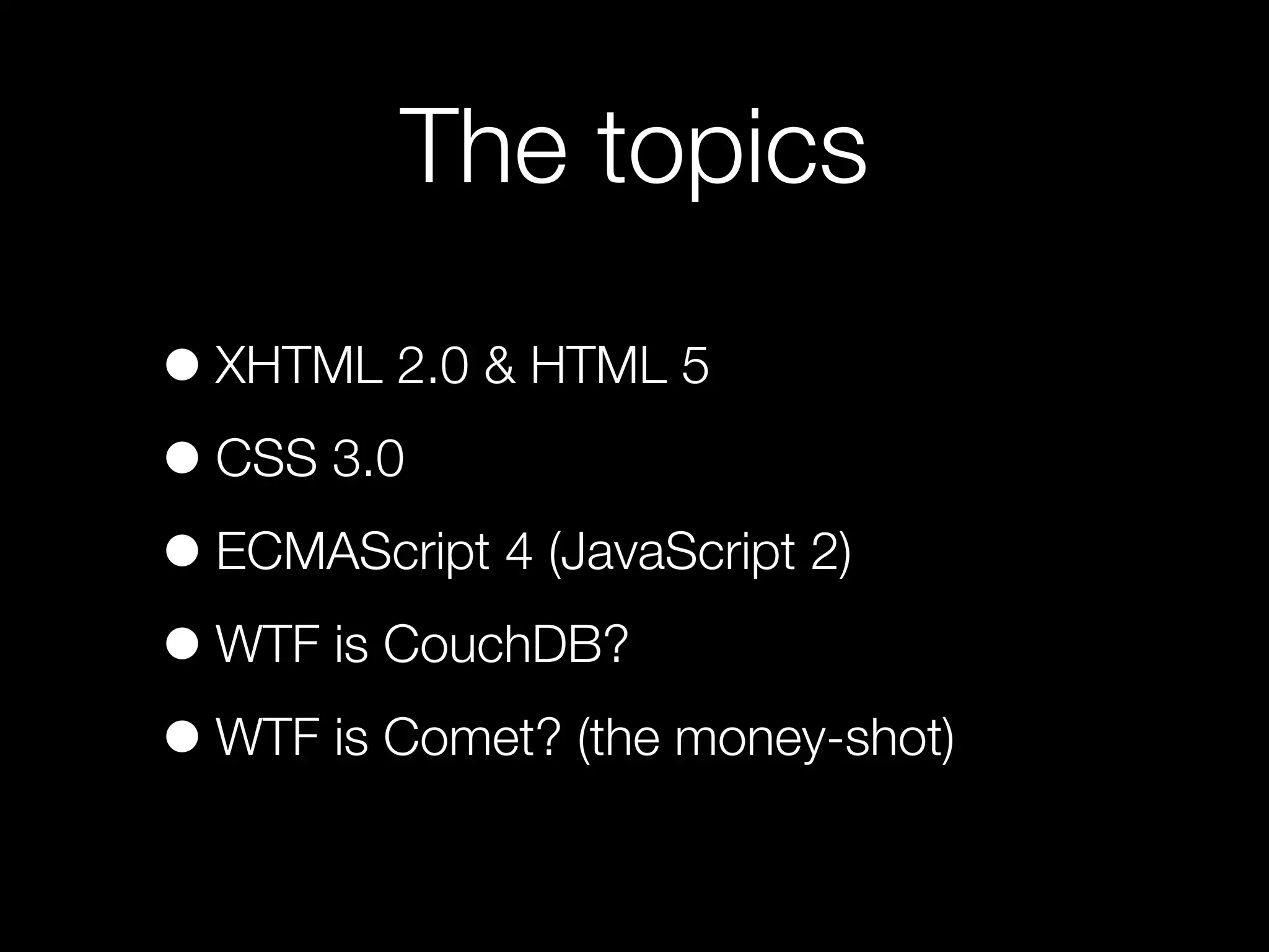 Web Development: The Next Five Years