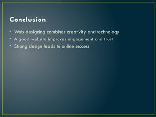 Comprehensive Guide to Web Designing and Development Roadmaps | PPTX