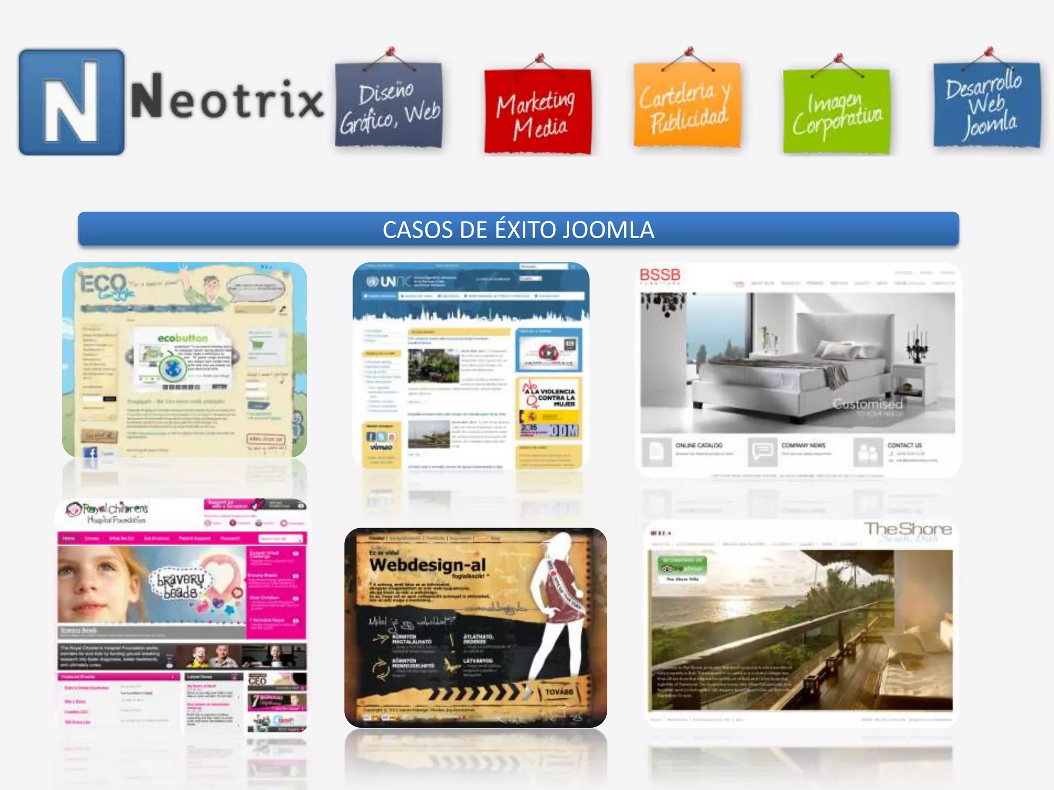 CASOS DE ÉXITO JOOMLA