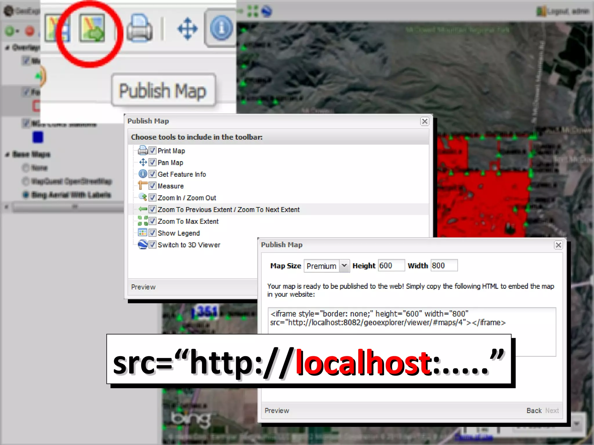 src=“http://localhost:.....”
 