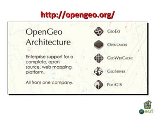 http://opengeo.org/
 