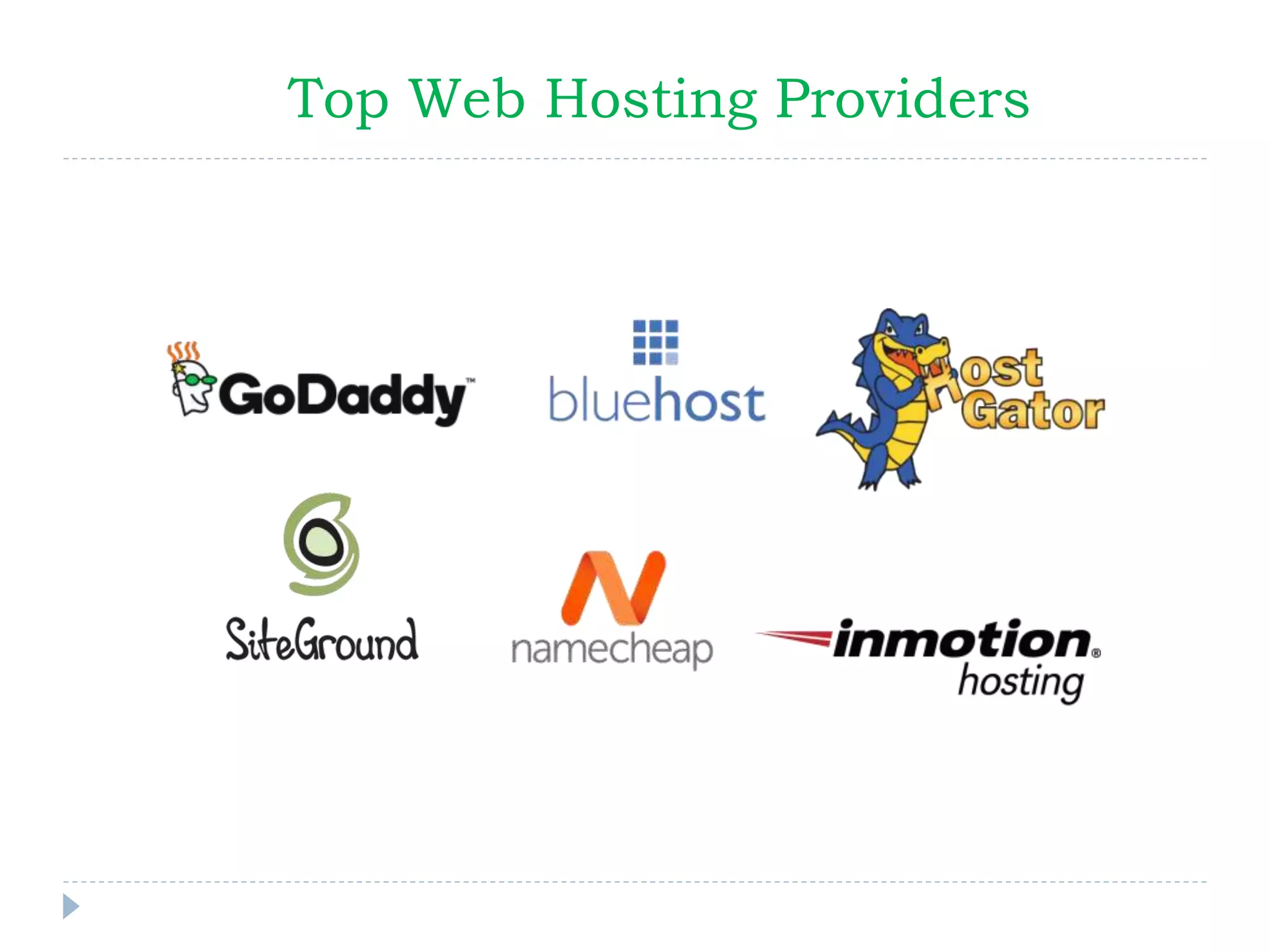 Top Web Hosting Providers
 