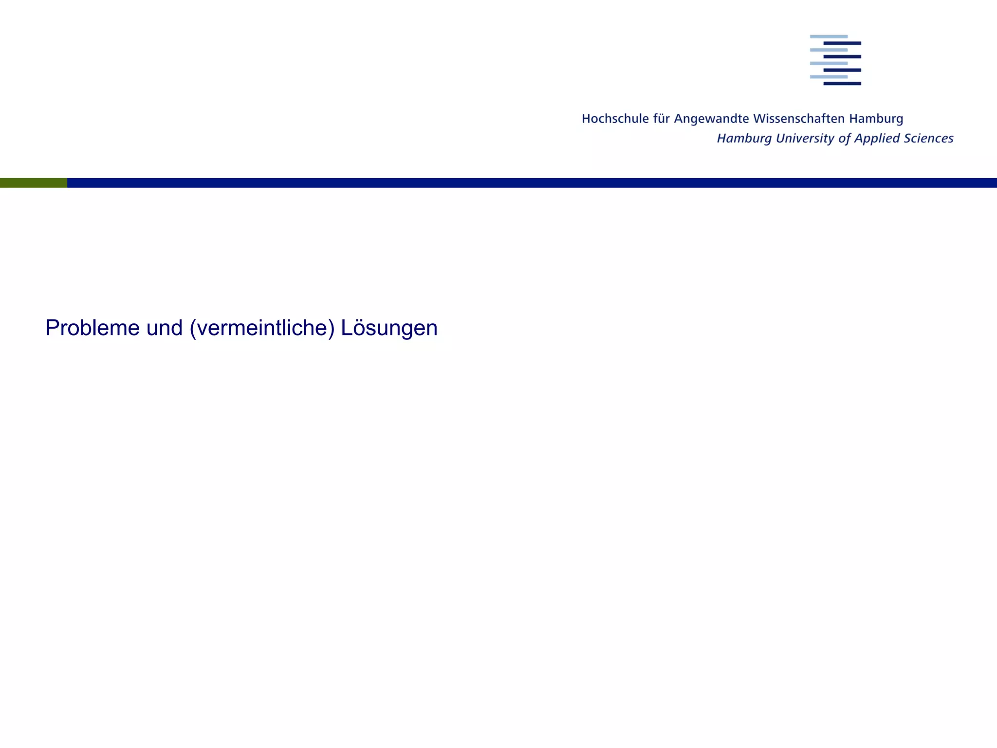 Bias der Suchmaschinen
•  Drei Ebenen von Suchmaschinen-Bias (Weber, 2011)
–  Implementierung der Suchmaschine
–  Verhalten der Anbieter von Inhalten
–  Nutzung von Suchmaschinen
à  Eine „verzerrungsfreie“ Suchmaschine kann es nicht geben
•  Verzerrungen werden zum Problem durch die Kombination von
•  Dominanz des Modells „algorithmische Web-Suchmaschine“
•  Dominanz von Google in diesem Bereich
•  Nutzerverhalten
 