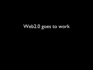 Web2.0 goes to work Natraj Akella   Business Head – India / SA Advanced Collaboration  Lotus SWG  IBM India [email_address] 