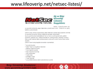 www.lifeoverip.net/netsec-listesi/

 