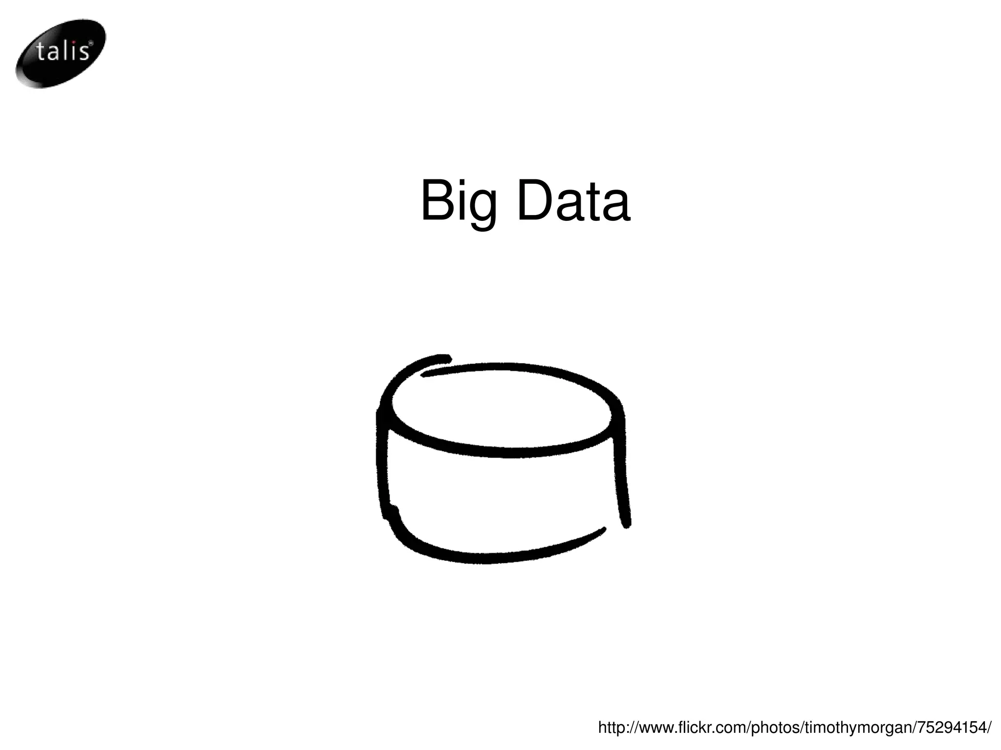 Big  Data http://www.flickr.com/photos/timothymorgan/75294154/ 