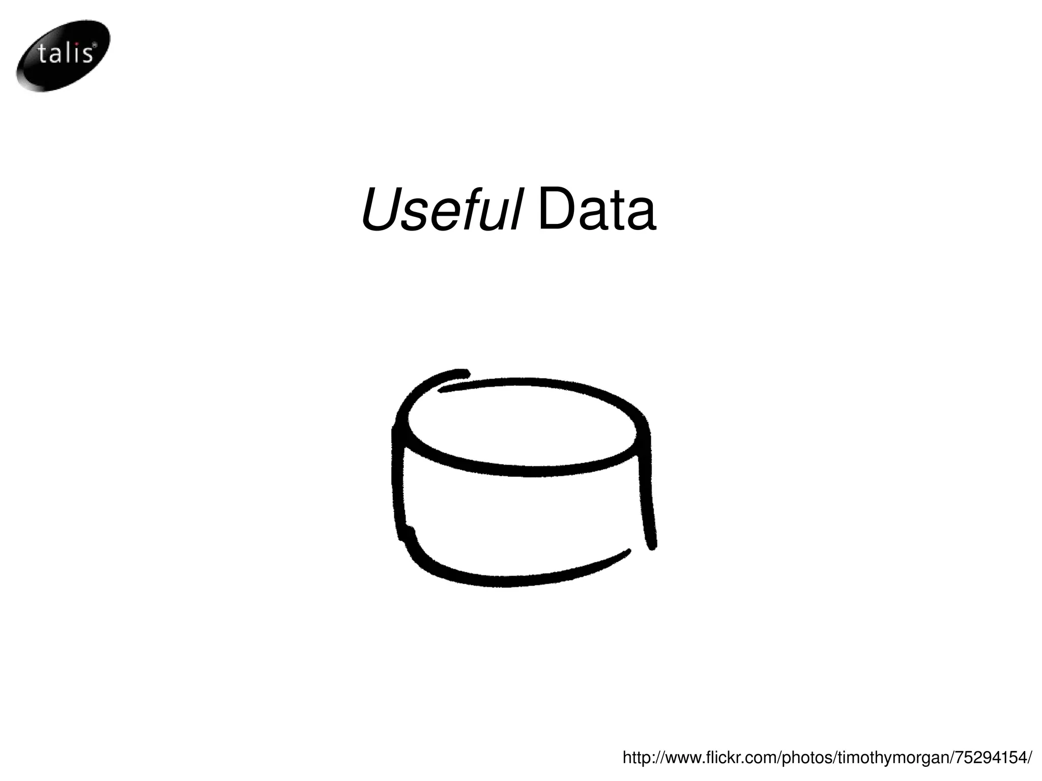 Useful   Data http://www.flickr.com/photos/timothymorgan/75294154/ 