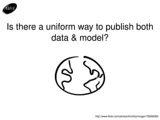 Is there a uniform way to publish both data & model? http://www.flickr.com/photos/timothymorgan/75699268/ 