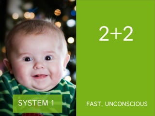 2+2
SYSTEM 1

FAST, UNCONSCIOUS

 