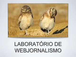 LABORATÓRIO DE
WEBJORNALISMO
 